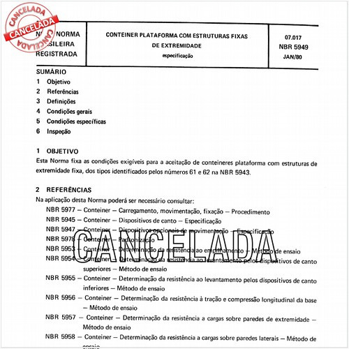 Conteiner plataforma com estruturas fixas de extremidade