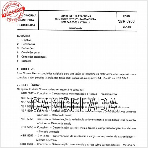 Conteiner plataforma com superestrutura completa sem paredes laterais