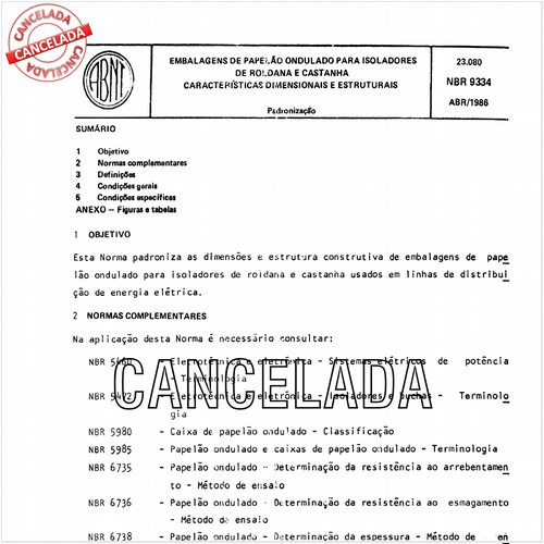 Embalagens de papelão ondulado para isoladores de roldana e castanha - Características dimensionais e estruturais