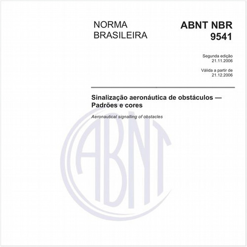 Sinalização aeronáutica de obstáculos - Padrões e cores
