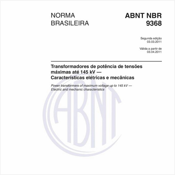 NBR9368 de 03/2011