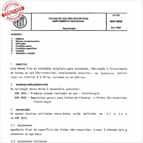 Folhas não-revestidas, simplesmente reduzidas