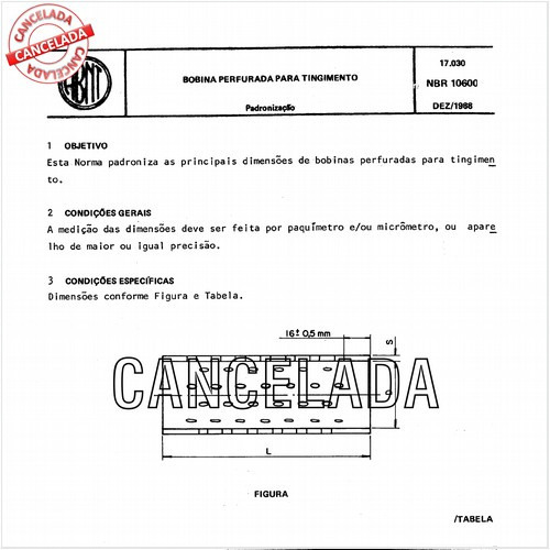 Bobina perfurada para tingimento