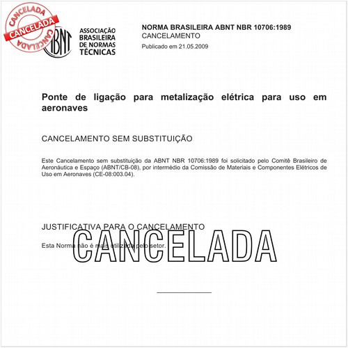 Ponte de ligação para metalização elétrica para uso em aeronaves