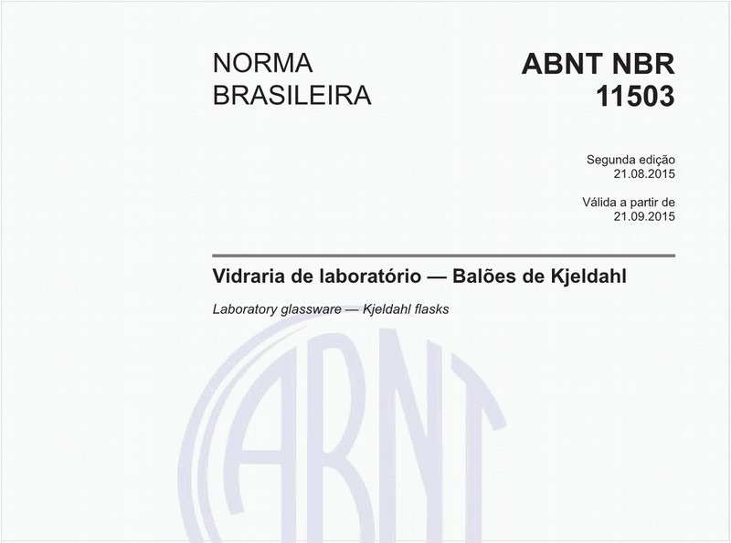 Vidraria de laboratório — Balões de Kjeldahl