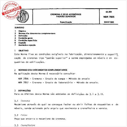 Cremona e seus acessórios - Padrão superior