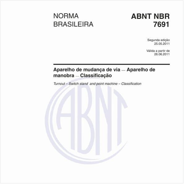 Aparelho de mudança de via - Aparelho de manobra - Classificação