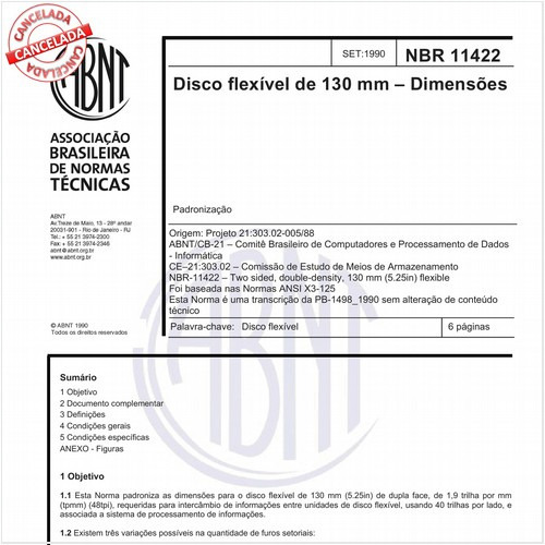 Disco flexível de 130mm - Dimensões