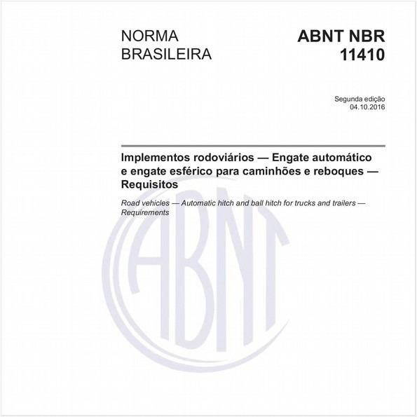 Implementos rodoviários — Engate automático e engate esférico para caminhões e reboques — Requisitos