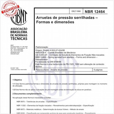 NBR12464 de 12/1990