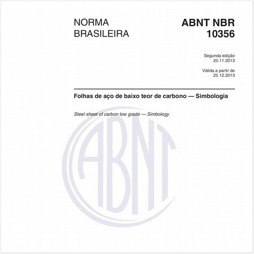 Folhas de aço de baixo teor de carbono — Simbologia