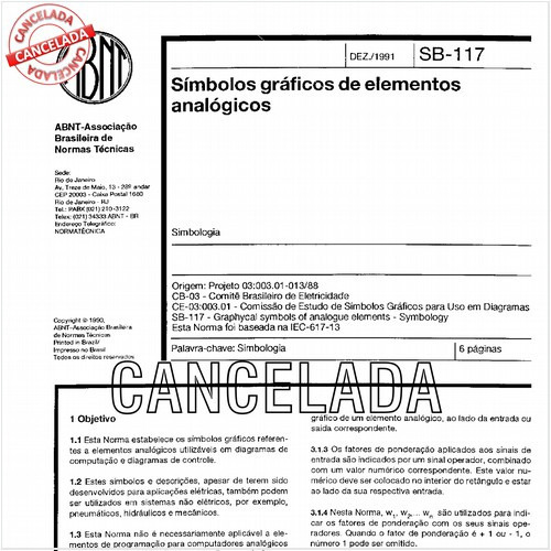 Símbolos gráficos de elementos analógicos