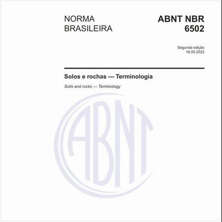 Solos e rochas - Terminologia