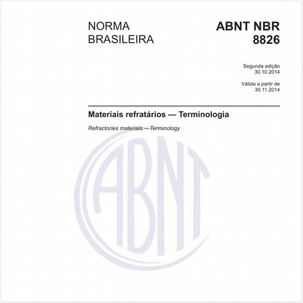 Materiais refratários — Terminologia