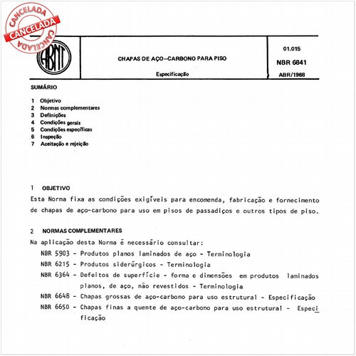 Chapas de piso de aço-carbono