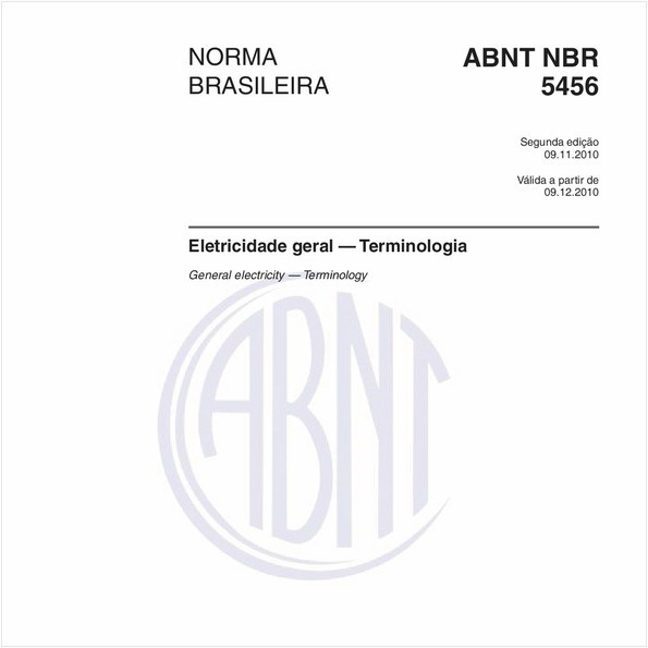 NBR5456 de 11/2010