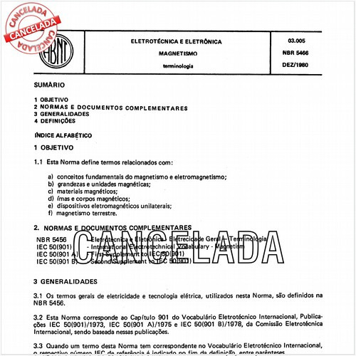 Eletrotécnica e eletrônica - Magnetismo
