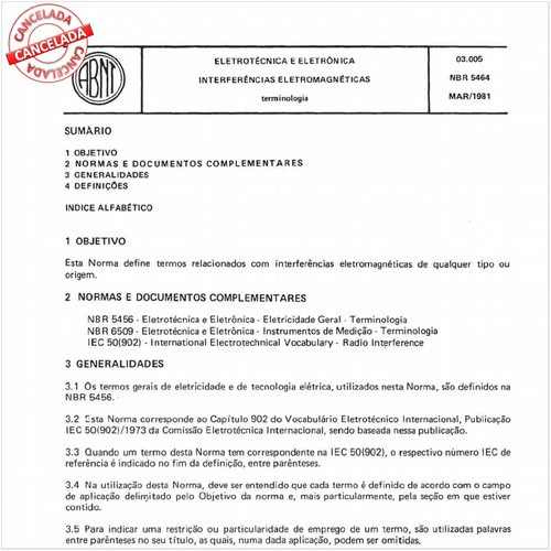 Eletrotécnica e eletrônica - Interferências eletromagnéticas