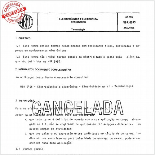 Eletrotécnica e eletrônica - Resistores