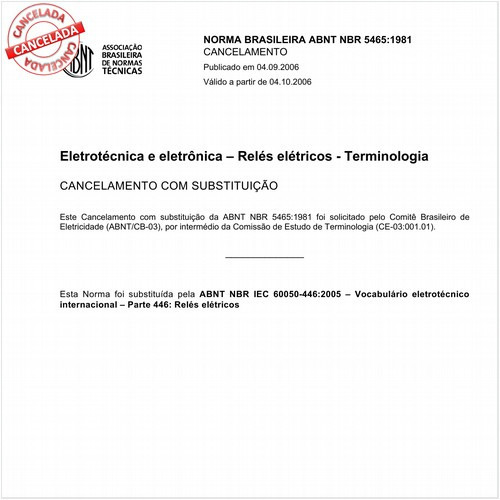 Eletrotécnica e eletrônica - Relés elétricos