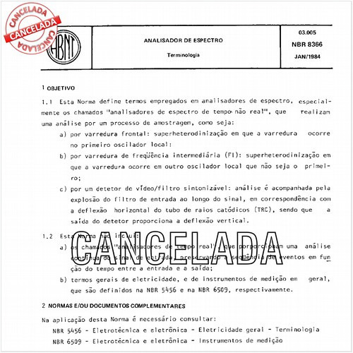 Analisador de espectro