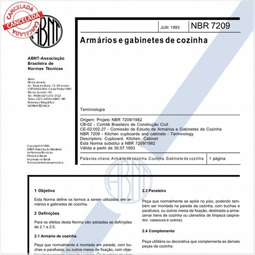 Armários e gabinetes de cozinha