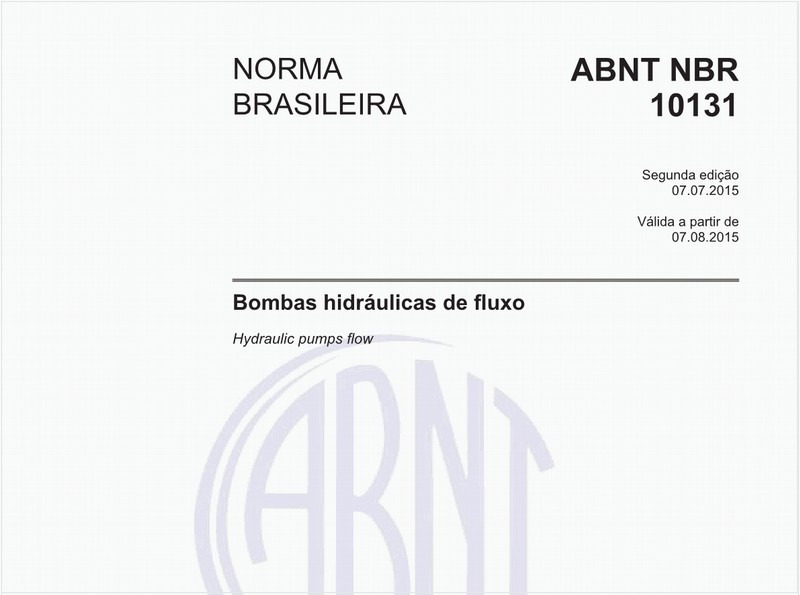 Bombas hidráulicas de fluxo