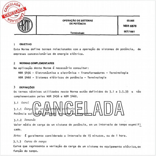 Operação de sistemas de potência