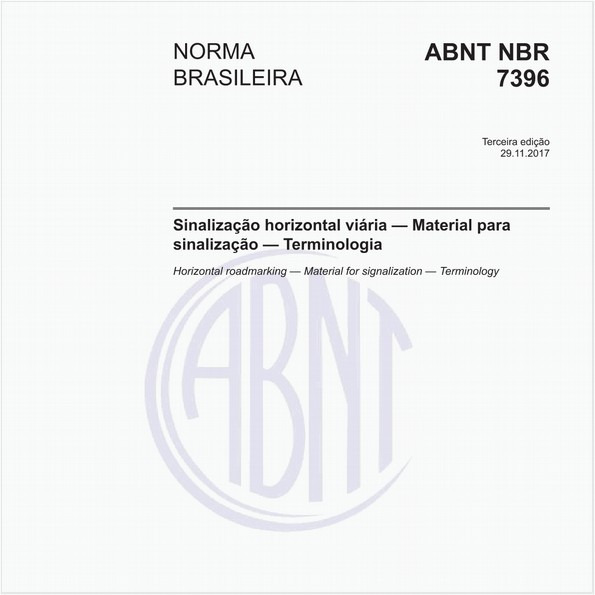 Sinalização horizontal viária - Material para sinalização - Terminologia