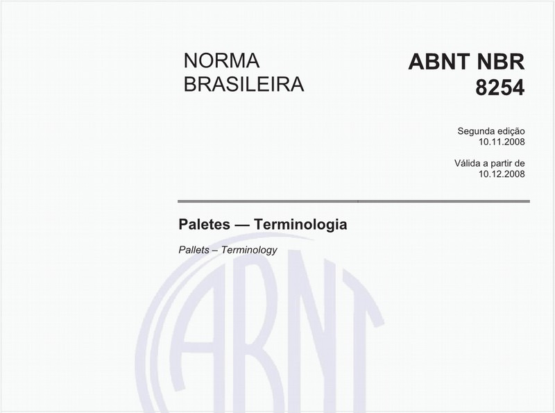 Paletes - Terminologia