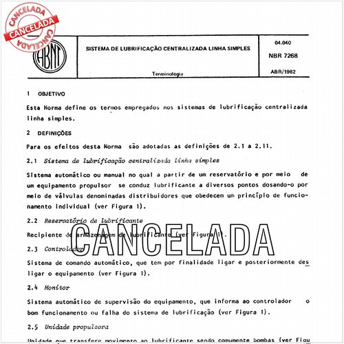 Sistema de lubrificação centralizada linha simples