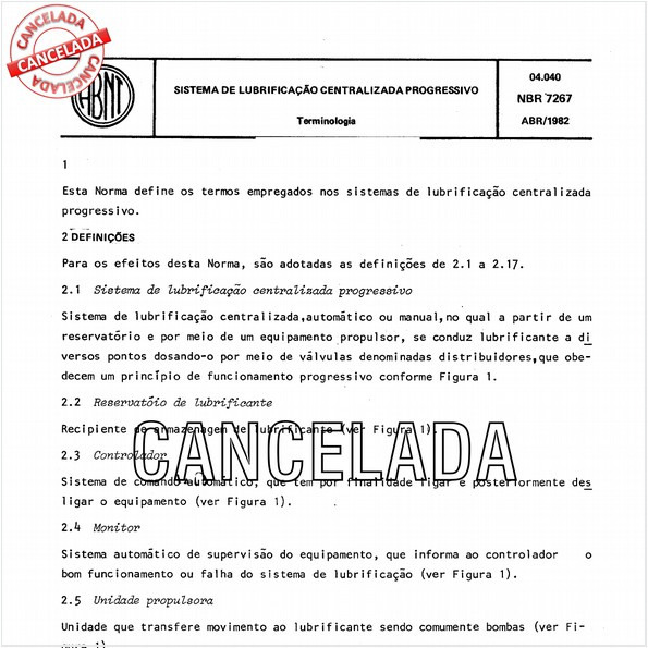 Sistema de lubrificação centralizada progressivo