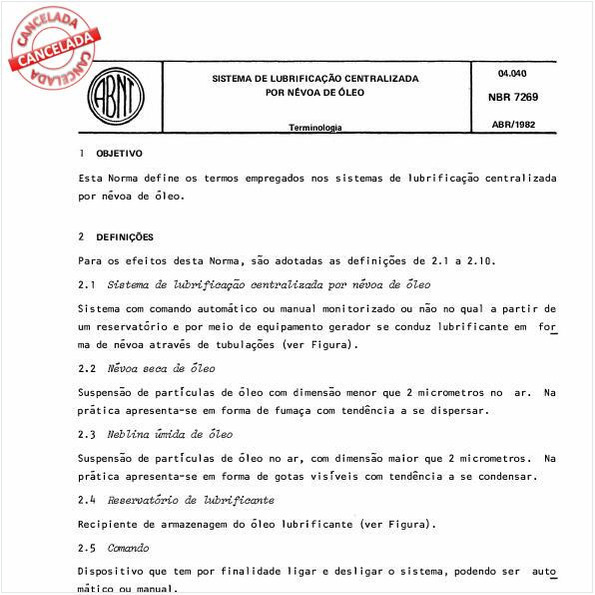 Sistema de lubrificação centralizada por névoa de óleo