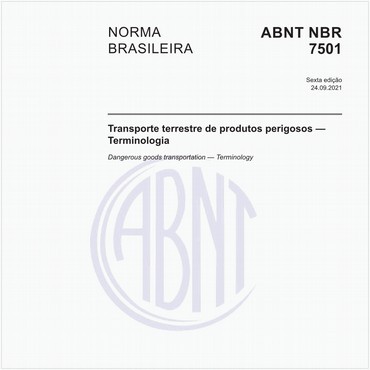 NBR7501 de 09/2021