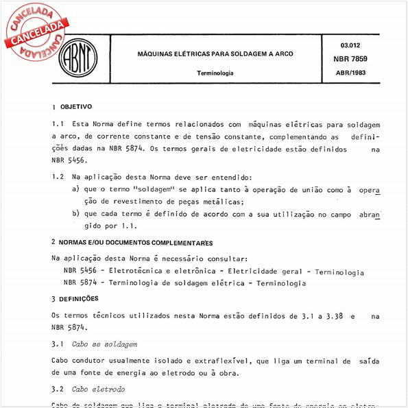 Máquina elétrica para soldagem a arco