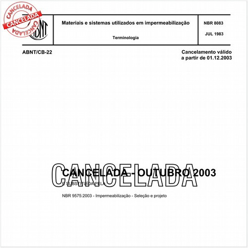 Materiais e sistemas utilizados em impermeabilização