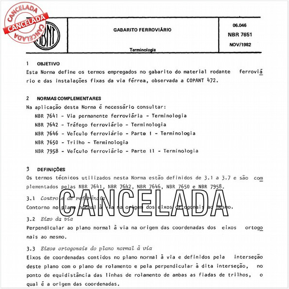 Gabarito ferroviário