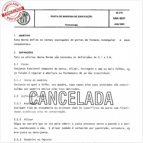 Porta de madeira de edificação