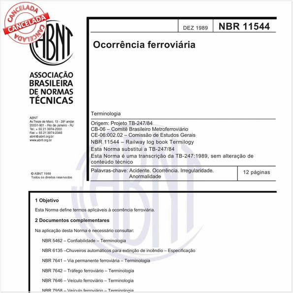 Ocorrência ferroviária