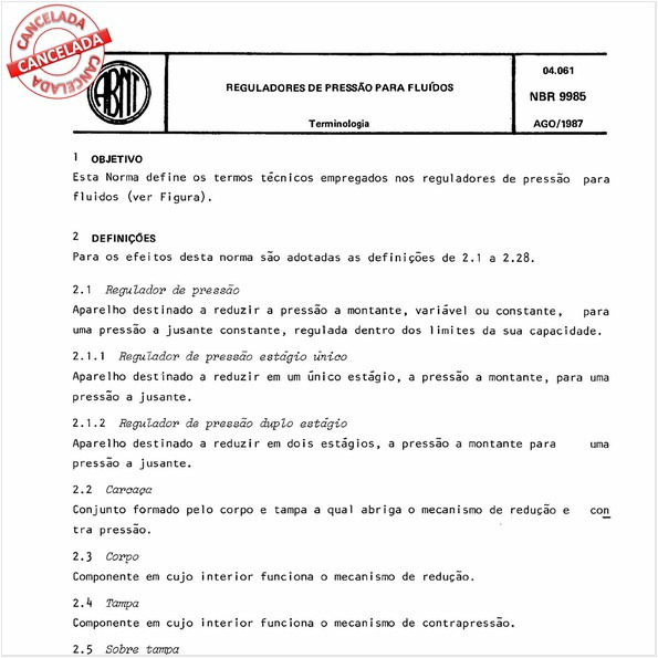 Reguladores de pressão para fluidos