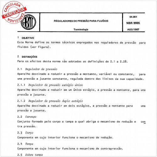 Reguladores de pressão para fluidos