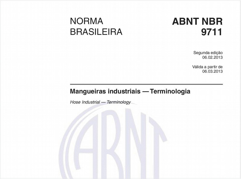 Mangueiras industriais — Terminologia