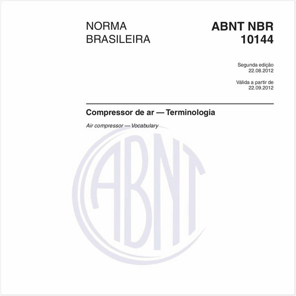 Compressor de ar — Terminologia