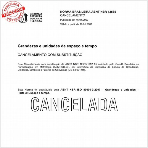 Grandezas e unidades de espaço e tempo