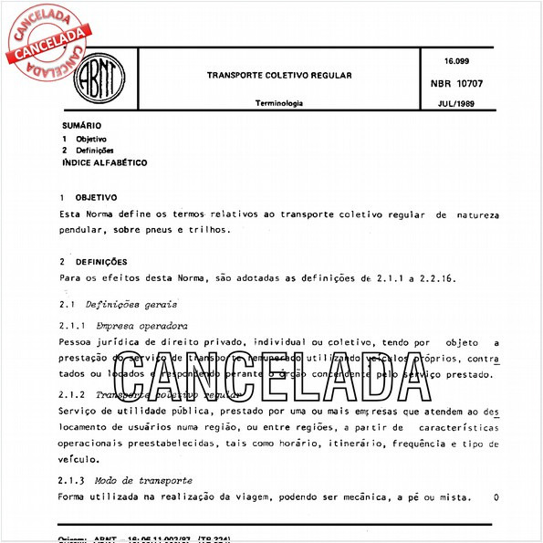 Transporte coletivo regular