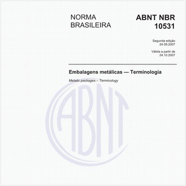 NBR10531 de 09/2007
