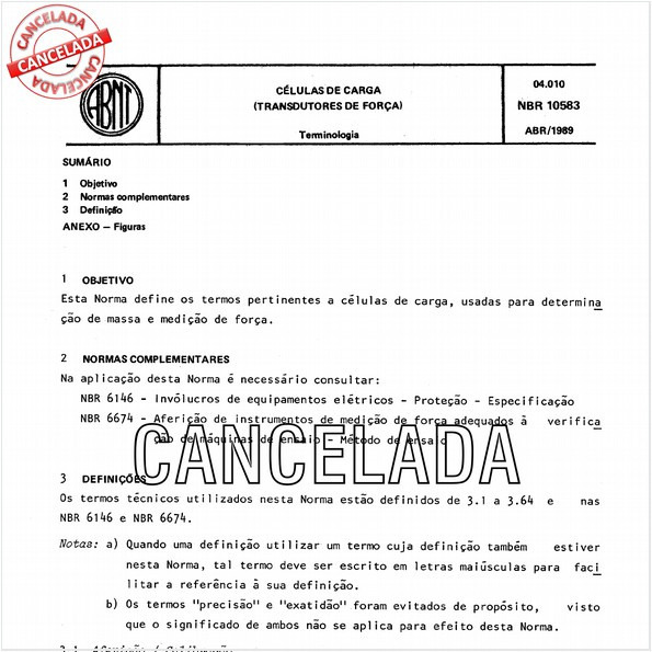 Células de carga (transdutores de força)