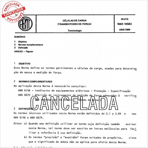 Células de carga (transdutores de força)