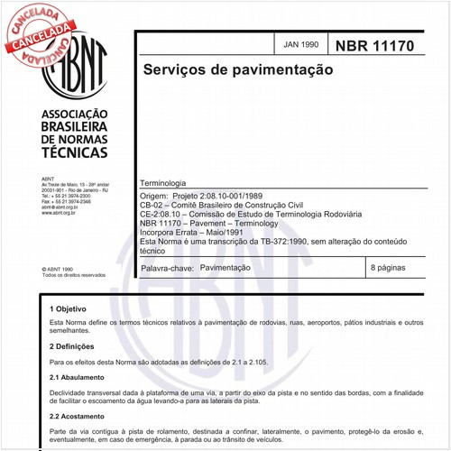 Serviços de pavimentação