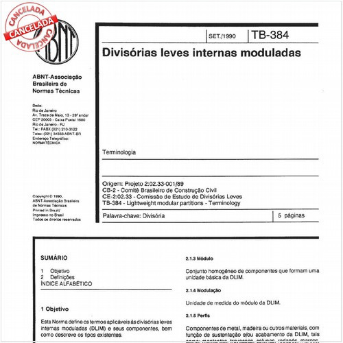 Divisórias leves internas moduladas